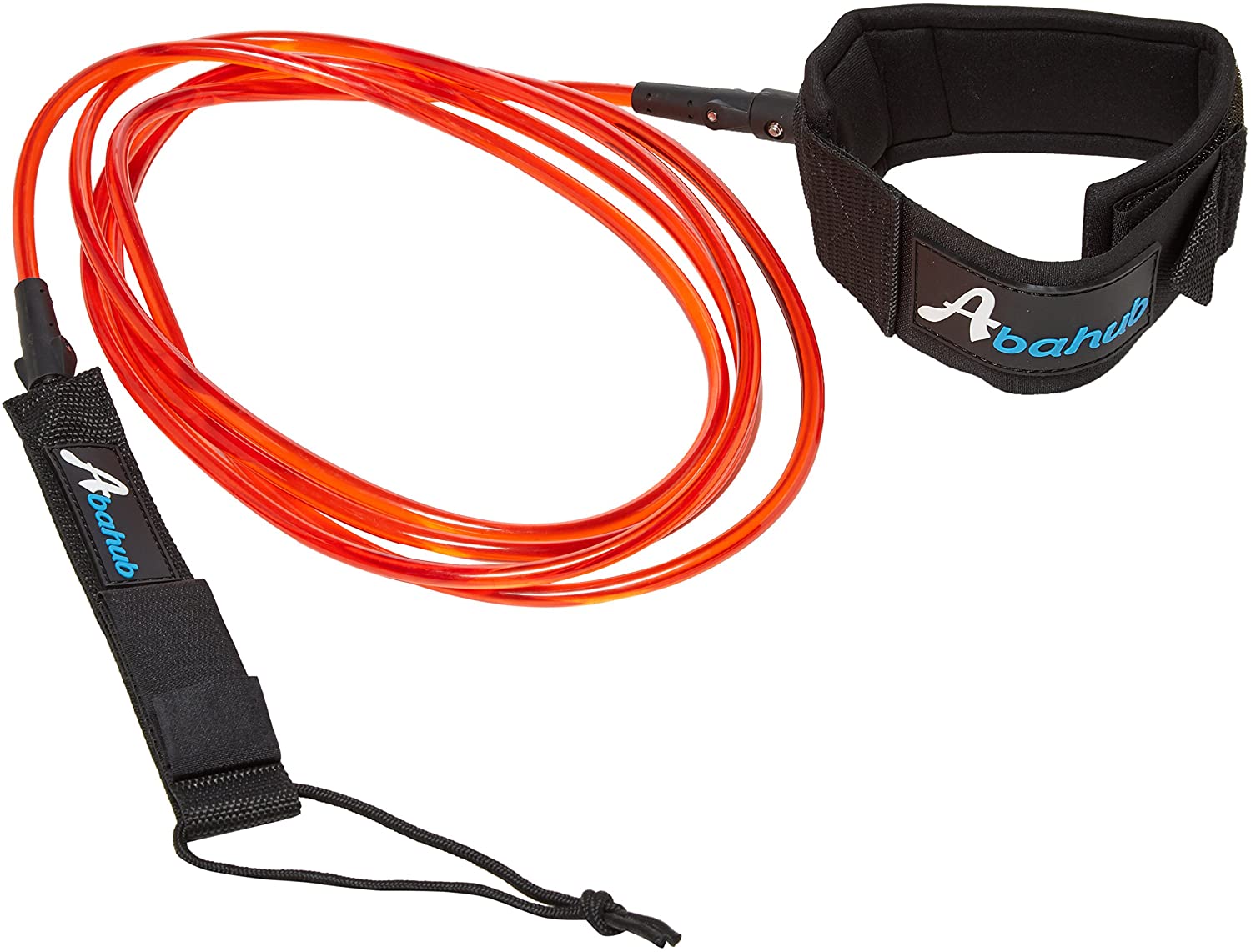 Abahub Premium Surfboard Leash, Straight Surf Board Leg Rope, SUP Legrope Strap for Shortboard, Longboard, Paddleboard, Boogie Boards Replacement 6/7/8/9/10 Foot 10 Colors