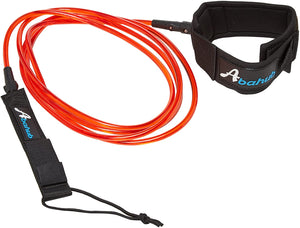 Abahub Premium Surfboard Leash, Straight Surf Board Leg Rope, SUP Legrope Strap for Shortboard, Longboard, Paddleboard, Boogie Boards Replacement 6/7/8/9/10 Foot 10 Colors